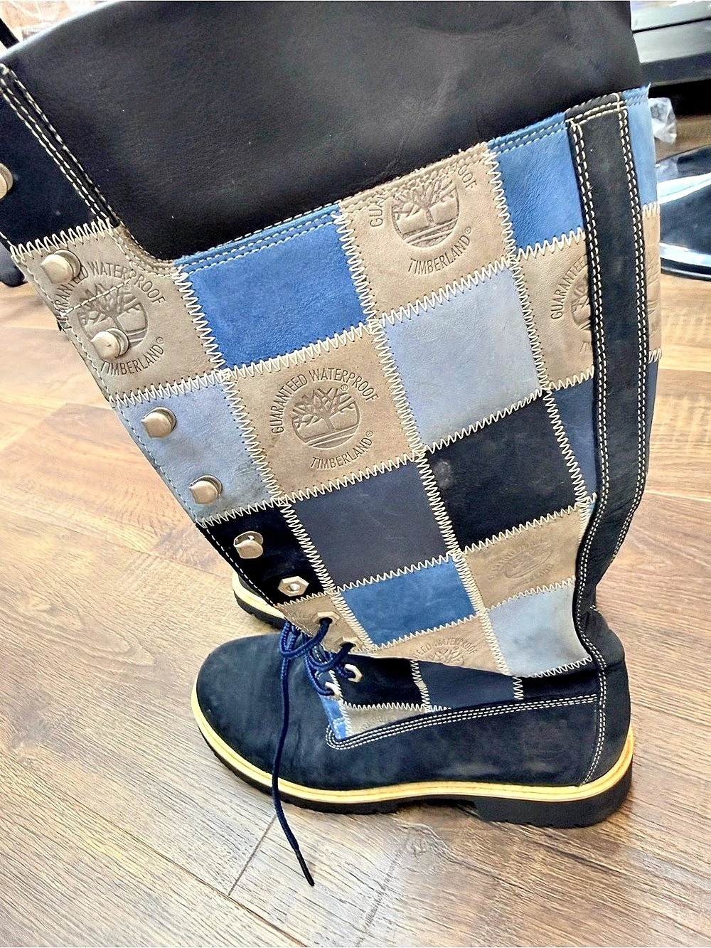 Timberland Color Block Leather Boots US 8M